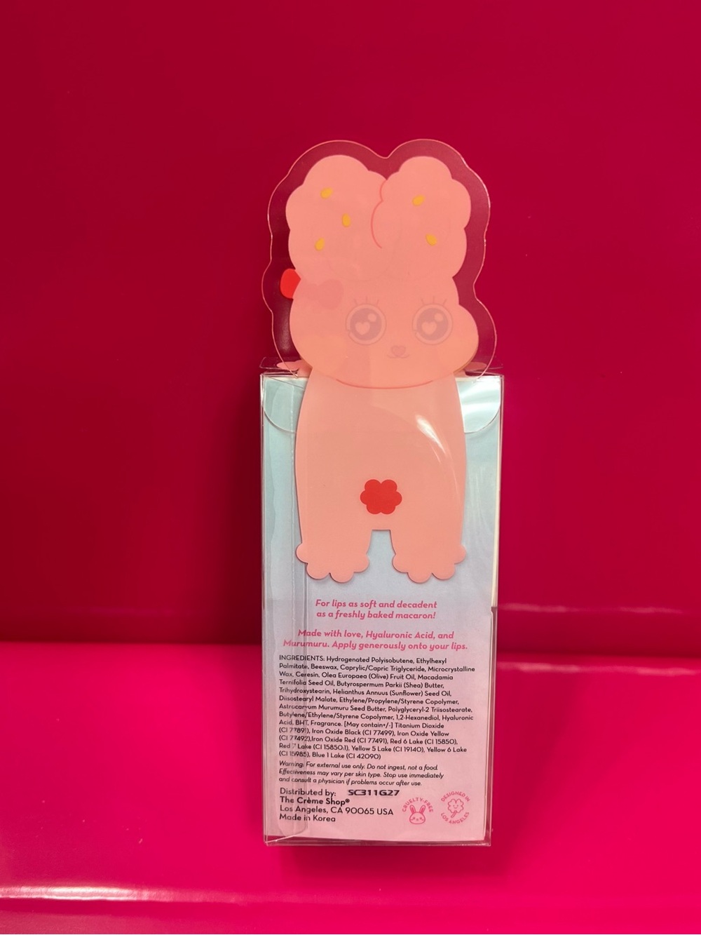 Cotton Candy Macaron Lip Balm - Moisture Remedy - Picture 2 of 3